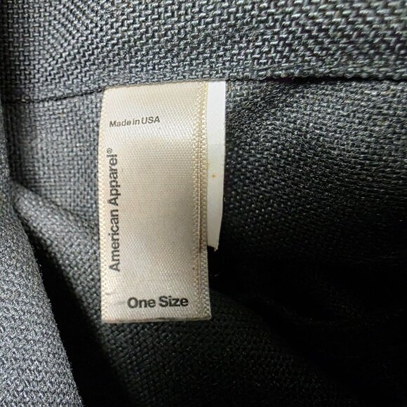 Vintage Gamma Phi Beta American Apparel Black Backpack School College Casual - Picture 6 of 12